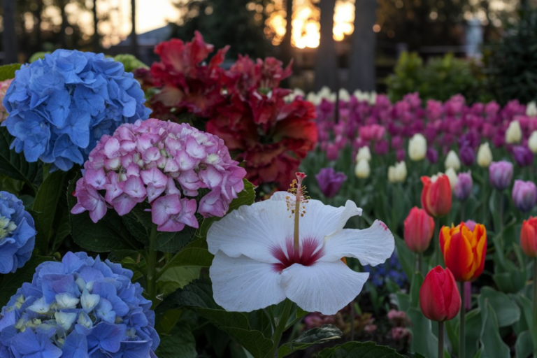 Flores que Mudam de Cor
